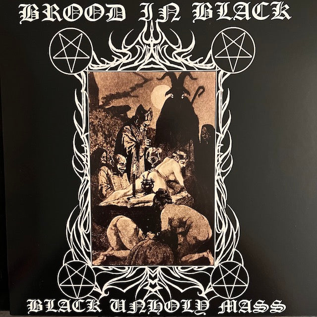 Brood in Black - Black Unholy Mass EP LP