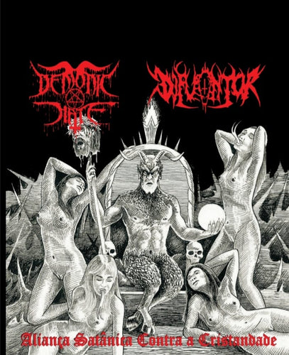 Demonic Hate / Difuntor - Alianca Satanica Contra A Cristandade split 7