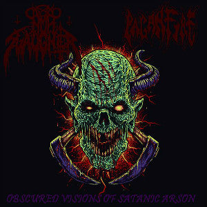 Nunslaughter / Paganfire - Obscured Visions of Satanic Arson split DIGI CD